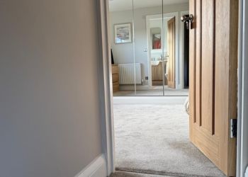 Looking through to the new bedroom from the landing