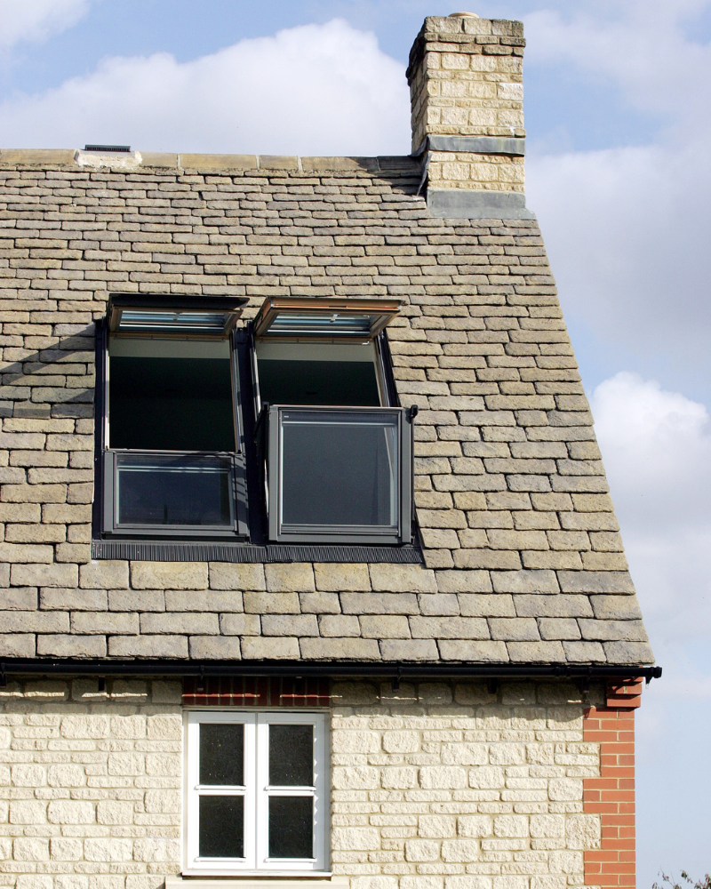 VELUX Loft Conversion with cabrio windows
