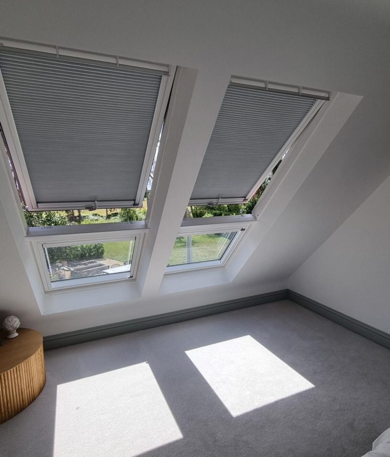 VELUX Loft Conversion with Top hung VELUX over a Fixed VELUX